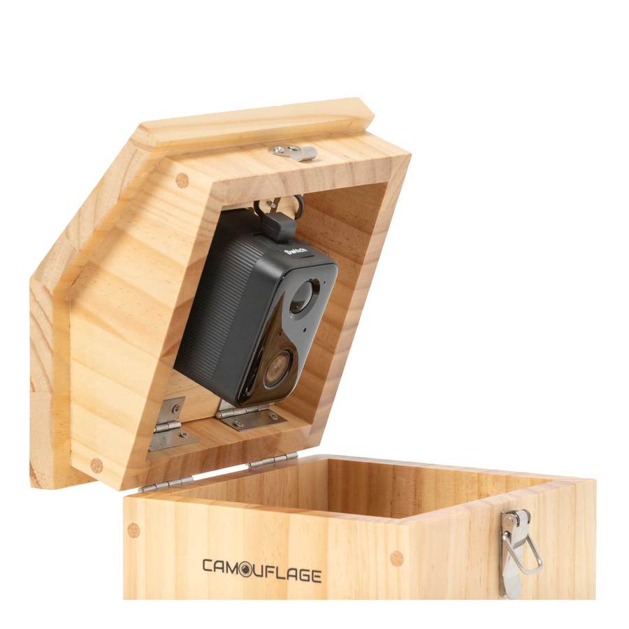 Cuib pentru păsări inteligent, conectat, cu detectare a speciilor prin IA ez-nesteye 