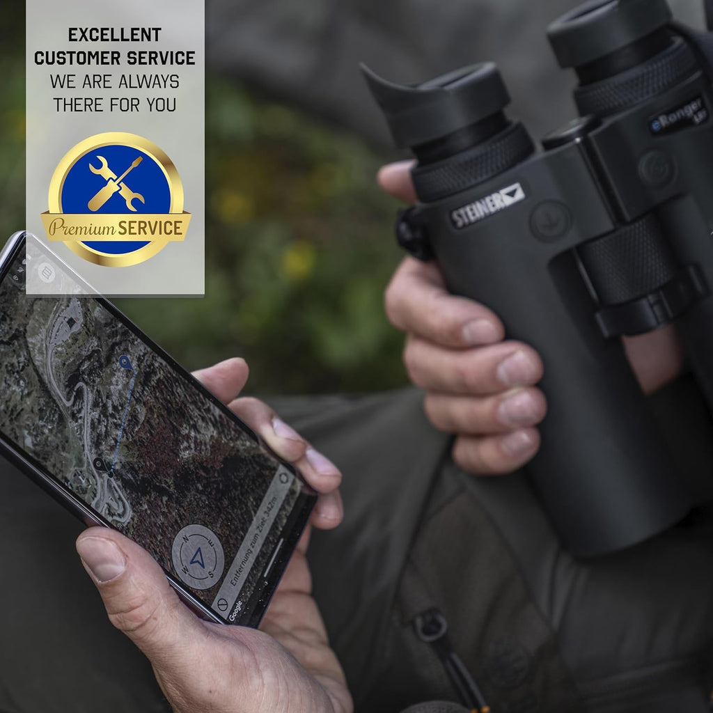 Binoclu Steiner eRanger LRF 10x42 cu telemetru integrat 