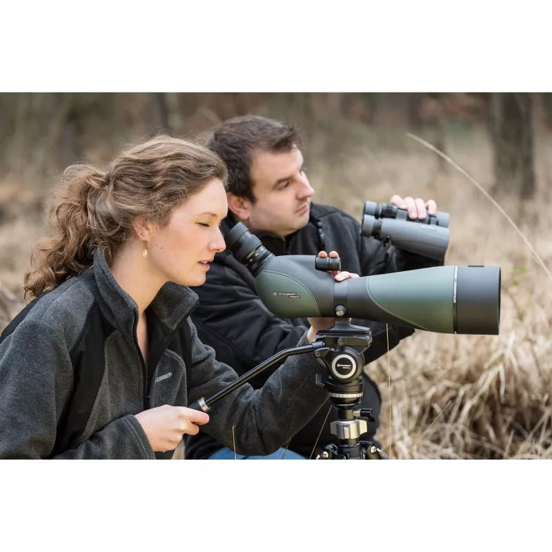 Lunetă terestră BRESSER Pirsch 25-75x100 Generația II cu focalizare DeLuxe 10:1 