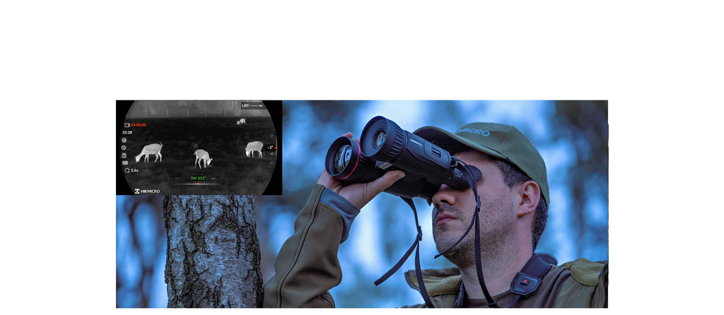 Binoclu cu vedere termică HIKMICRO Habrok PRO HQ50LN 