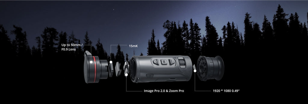 Monocular Termic Hikmicro Falcon 2 FQ50LV 2.0 cu telemetru 