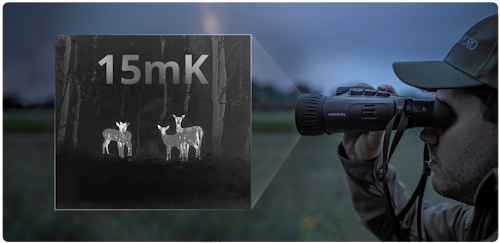 Binoclu cu vedere termică HIKMICRO Habrok PRO HQ50LN 