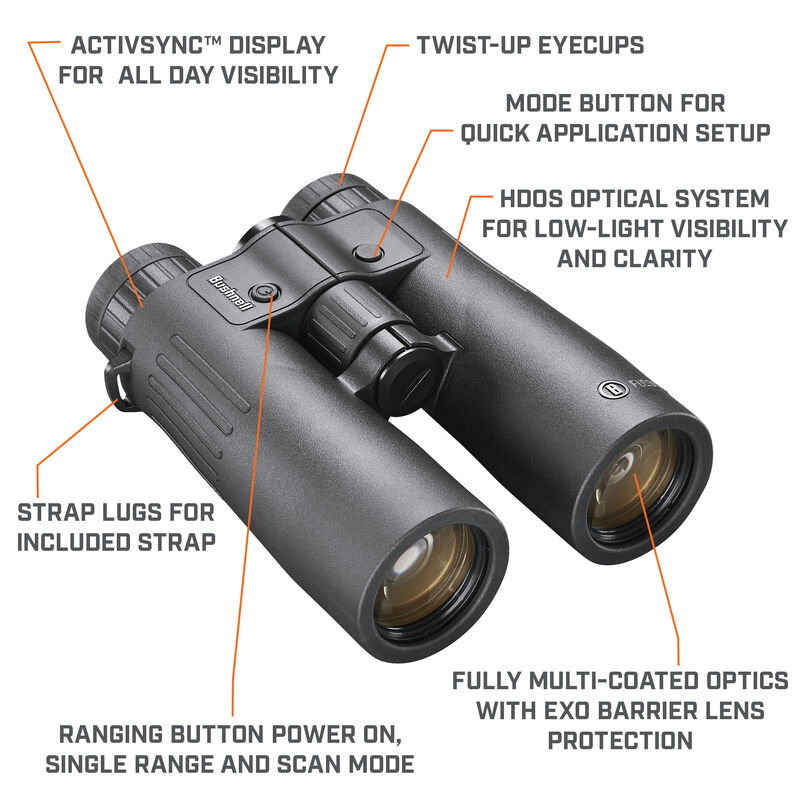 Binoclu telemetric Bushnell FUSION X 10x42 