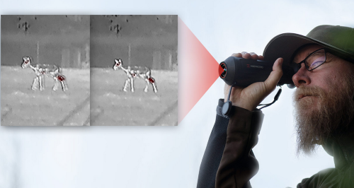 Monocular cu termoviziune Hikmicro Lynx S LE 15S 