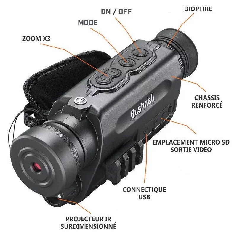 Monocular Bushnell cu vedere pe timp de noapte Equinox X650 5X32 MM 