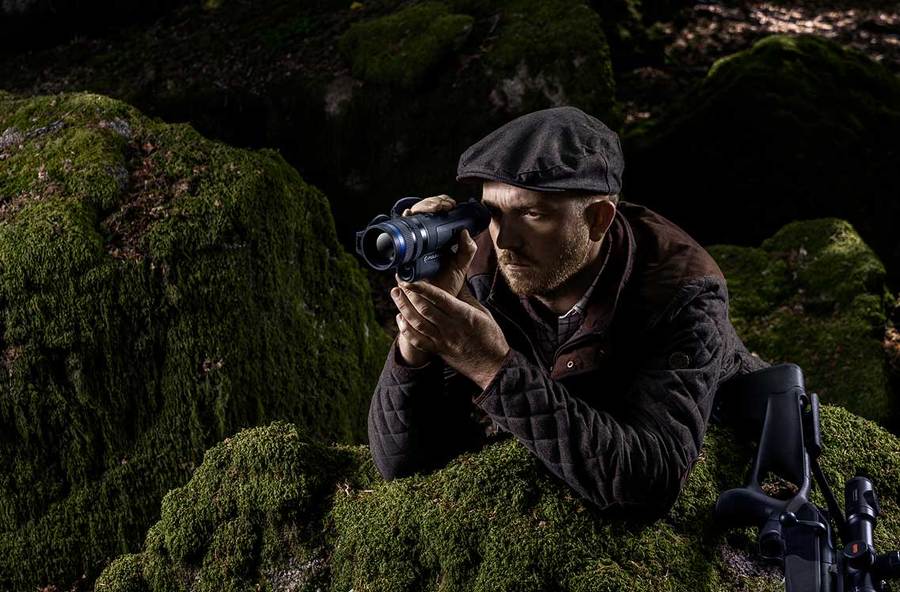 Monocular termic PULSAR TELOS LRF XL50 cu telemetru integrat 