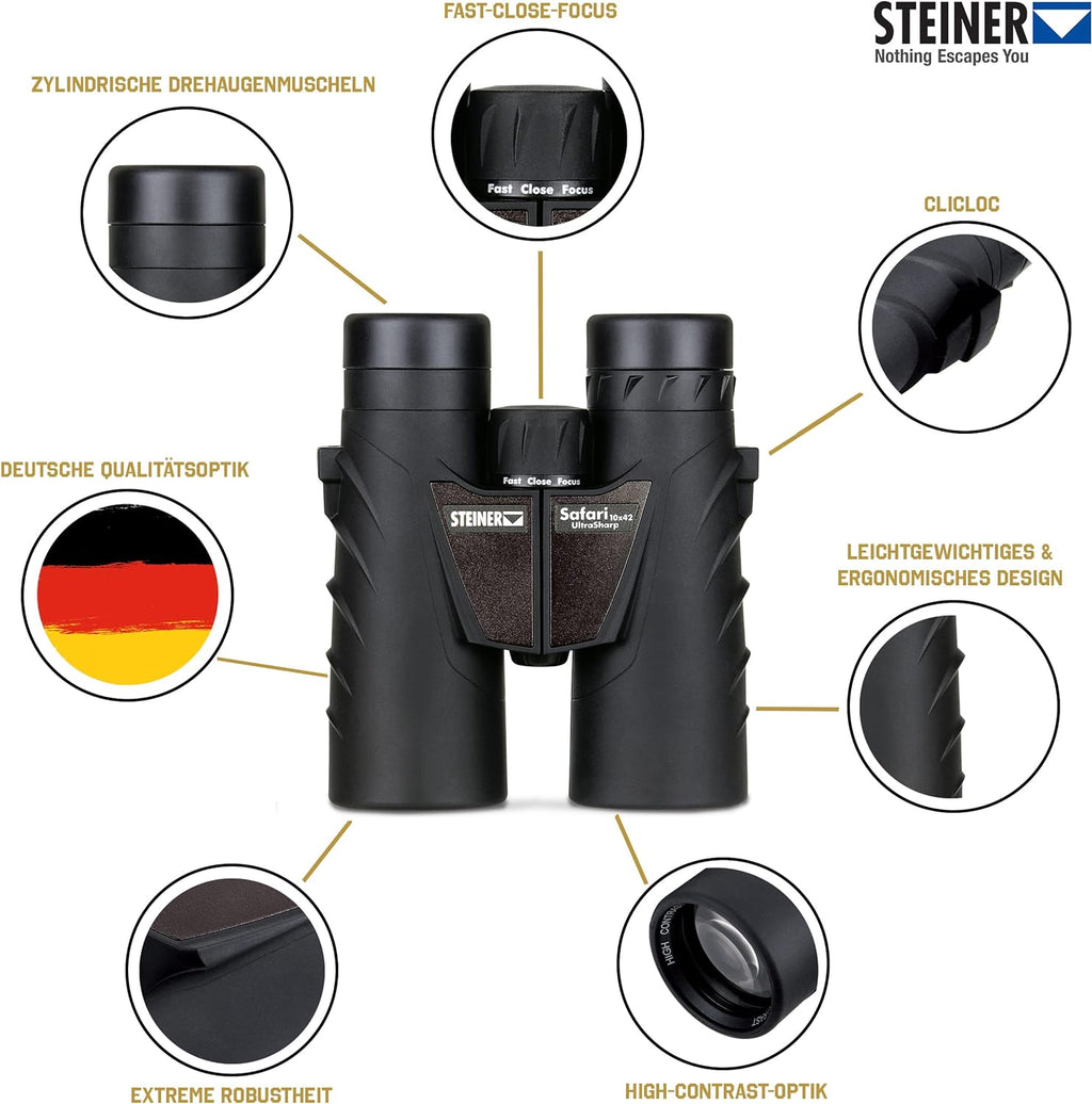 Binoclu Steiner Safari Ultrasharp 10X42 