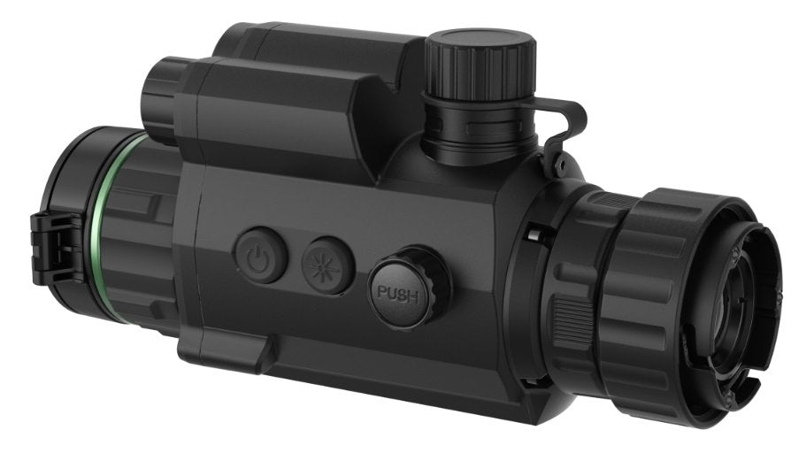 Clip-on HIKMICRO cu amplificare a luminii Cheetah cu telemetru laser CL 32 