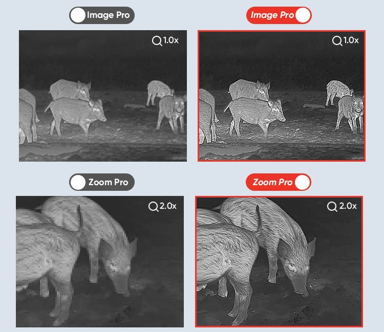 Monocular termic Hikmicro CONDOR CQ50LV2 cu telemetru laser 