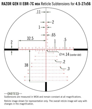 Lunetă Vortex Optics Razor 4.5-27x56 Gen II 