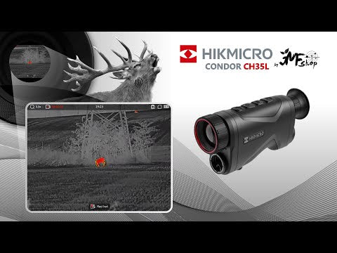 Monocular cu termoviziune Hikmicro CONDOR CH35L cu telemetru laser 