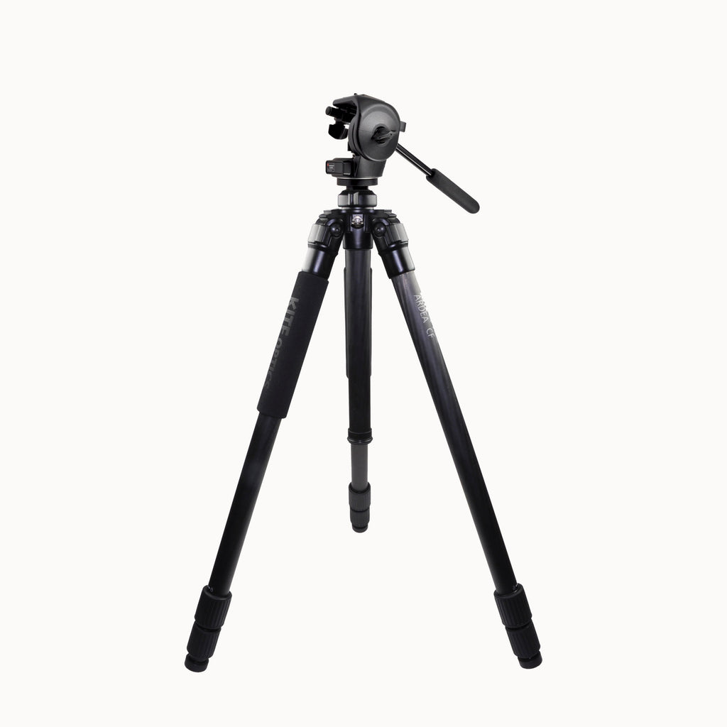 Lunete terestre Kite Optics KSP 80 HD 25-50X80 + Trepied Ardea CF cu cap Manfrotto 128 RC 