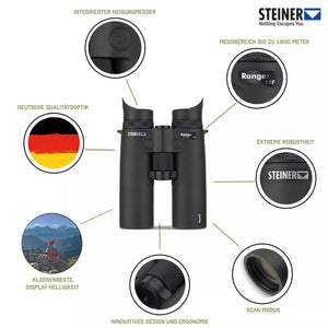 Binoclu Steiner Ranger LRF 10x42 cu telemetru integrat 